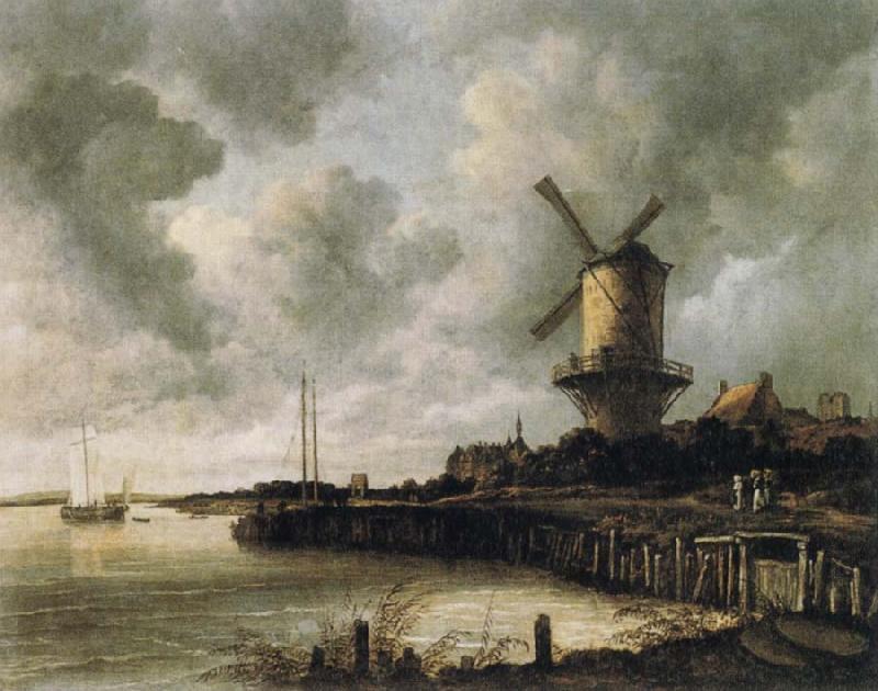 Jacob van Ruisdael The Windmill at Wijk bij Duurstede Sweden oil painting art